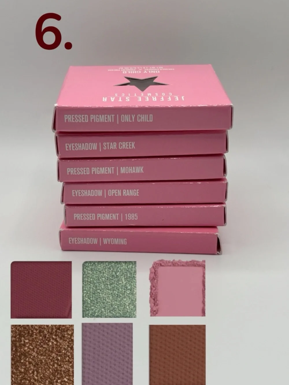 Jeffree Star Artistry Single Eyeshadow Bundles -Price is for set of 6 eyeshadows - Picture 7 of 7